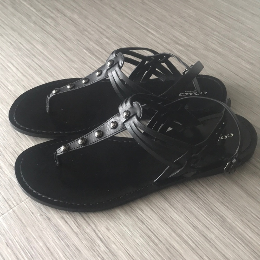 *Brand New* Coach Caleigh Vegan Leather Sandals